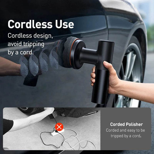 Baseus Wireless Electric Car Polisher Machine with Adjustable Speed for Professional Auto Polishing and Waxing - My Store