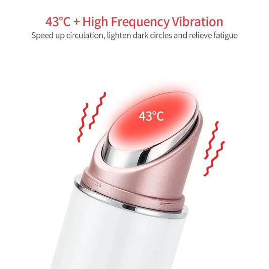 Mini EMS Eye Massager ION Heat Eye Facial Lifting Massager Anti Wrinkle LED Light Photon Therapy Skin Rejuvenation Beauty Device - My Store