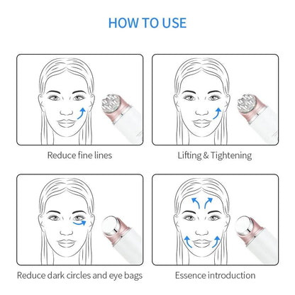 Advanced Mini EMS Eye Massager for Skin Rejuvenation and Anti-Wrinkle Care - My Store