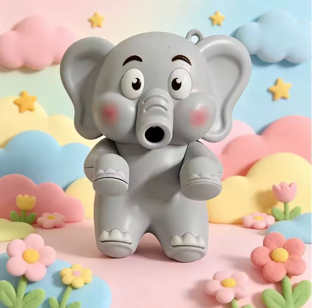 Hands-Free Elephant Bowl Cooling Fan