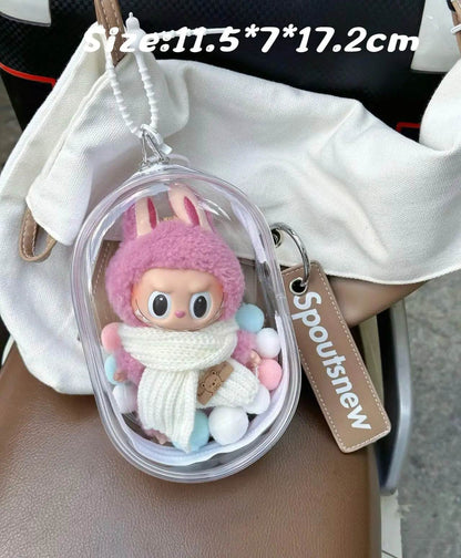 Clear Protective Display Bag for Labubu - My Store