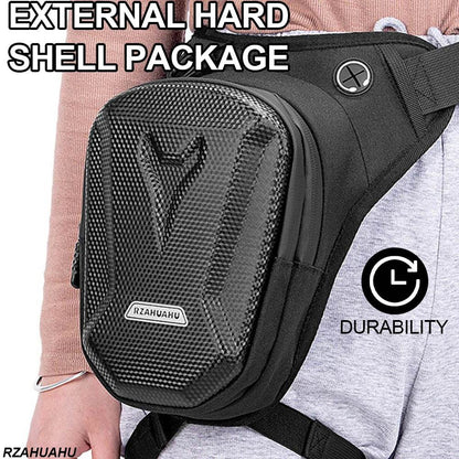 Rugged Motorcycle Waist Bag with Waterproof Hard Shell Protection - My Store