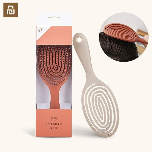 Portable Elastic Hair Massage Comb for Soothing Scalp Care and Styling - My Store