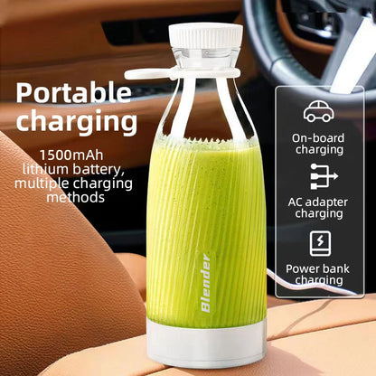 Portable Cordless Blender - USB Rechargeable Mini Juicer for Smoothies & Shakes
