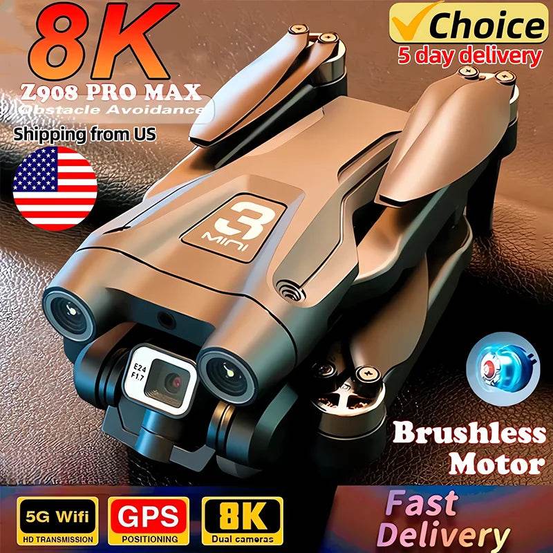Z908 Pro Max GPS Drone with 8K HD Dual Camera - My Store