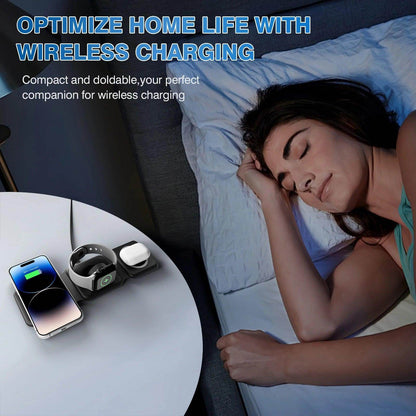 Magnetic Wireless Charger 3-in-1 Fast Charging Dock for Apple Devices - My Store