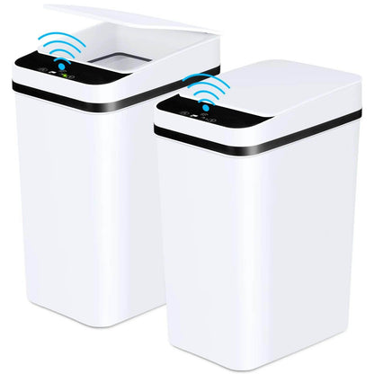 2 Pack 12L Motion Sensor Automatic Trash Cans for Bathroom and Bedroom - My Store