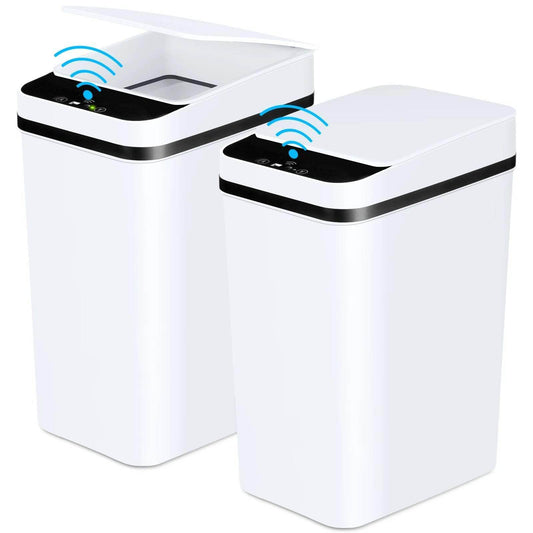 2 Pack 12L Motion Sensor Automatic Trash Cans for Bathroom and Bedroom - My Store