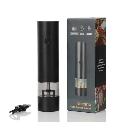 Electric Salt and Pepper Grinder with Adjustable Coarseness for Effortless Seasoning - My Store