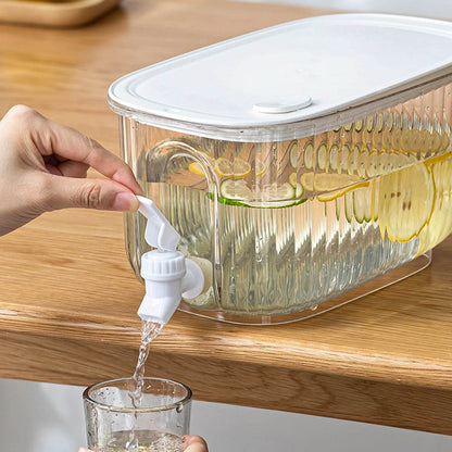 Large Capacity 4L Refrigerator Cold Beverage Dispenser with Faucet - My Store