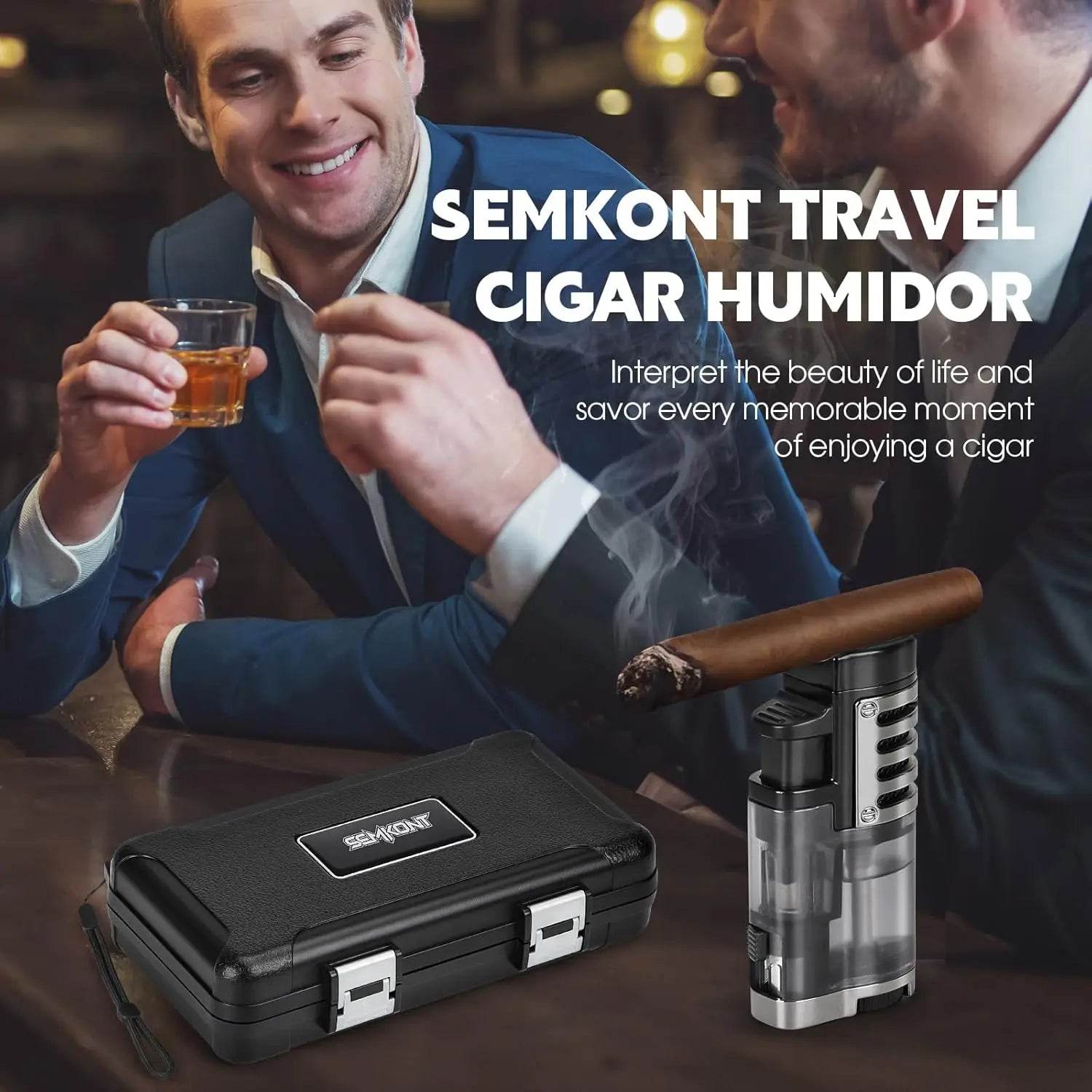 Portable Travel Cigar Humidor - My Store