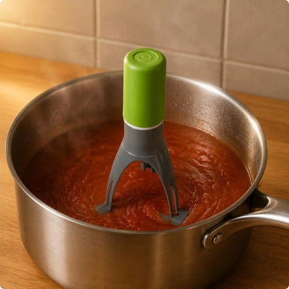 Hands-Free Automatic Pan Stirrer - Three-Leg Self-Stirring Tool for Soup, Sauce & Gravy