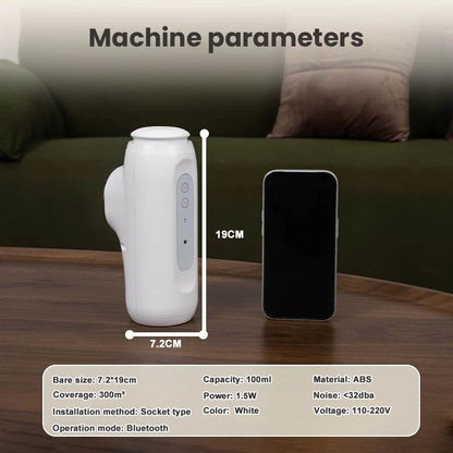 300m³ Wall Mounted Bluetooth Control Perfume Fragrance Diffuser Home Flavoring Air Freshener Air Purifier Oil Diffuser - My Store