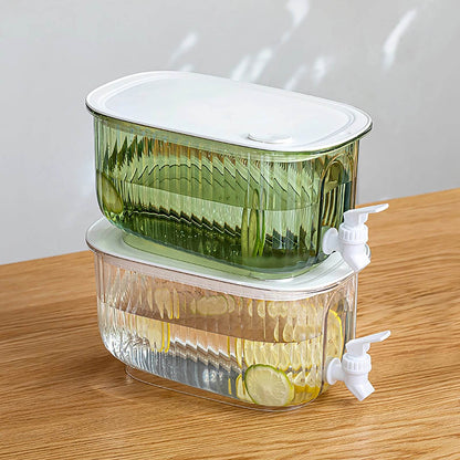 Large Capacity 4L Refrigerator Cold Beverage Dispenser with Faucet - My Store