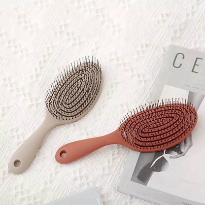 Portable Elastic Hair Massage Comb for Soothing Scalp Care and Styling - My Store