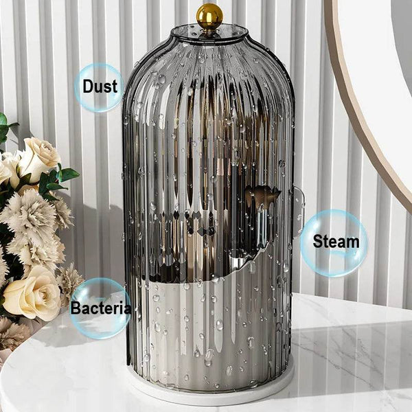 Luxury 360° Rotating Makeup Brush and Cosmetic Organizer Box - My Store