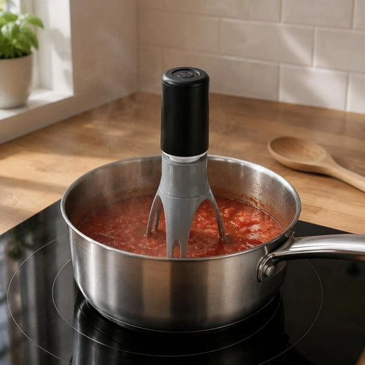 Hands-Free Automatic Pan Stirrer - Three-Leg Self-Stirring Tool for Soup, Sauce & Gravy