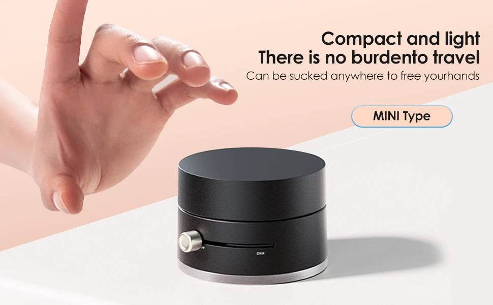 Vacuum Suction Cup Magnetic Phone Holder Stand Portable Foldable Mount For iPhone 16 15 14 13 12 Multi-function Car Accessories - My Store