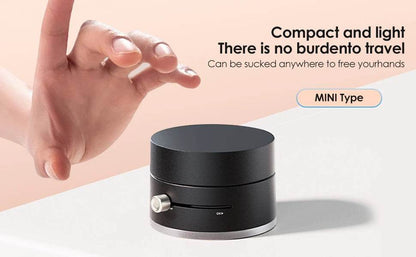 Vacuum Suction Cup Magnetic Phone Holder Stand Portable Foldable Mount For iPhone 16 15 14 13 12 Multi-function Car Accessories - My Store