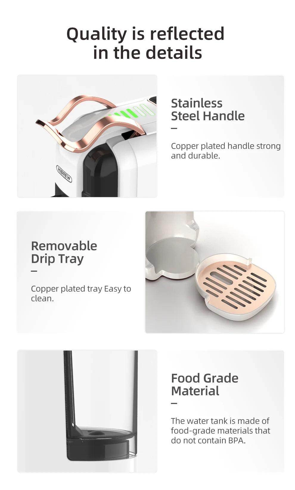 HiBREW 5-in-1 Multi Capsule Coffee Machine - My Store