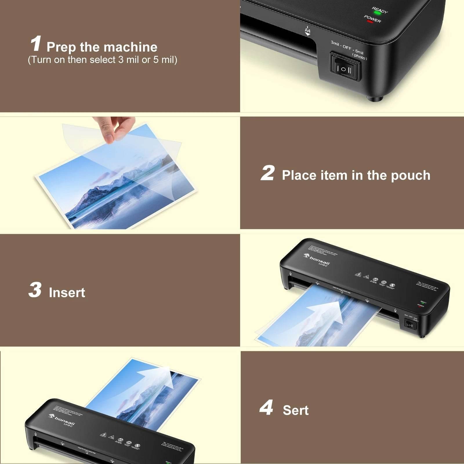 Effortless Thermal Laminator for Home and Office Use - My Store