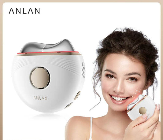 ANLAN Electric Guasha Massager EMS Face Lifting Remove Edema Firming Skin Clod Heat Body Scraping Therapy Skincare Beauty Device - My Store