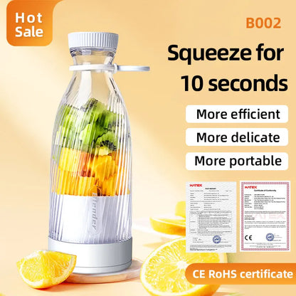 Portable Cordless Blender - USB Rechargeable Mini Juicer for Smoothies & Shakes