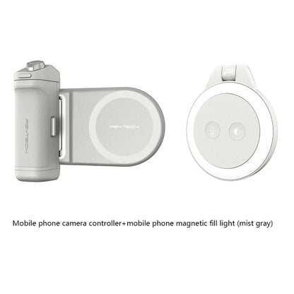 MagCam Grip: Wireless Charging Phone Grip with Magnetic Fill Light and Bluetooth Remote - My Store