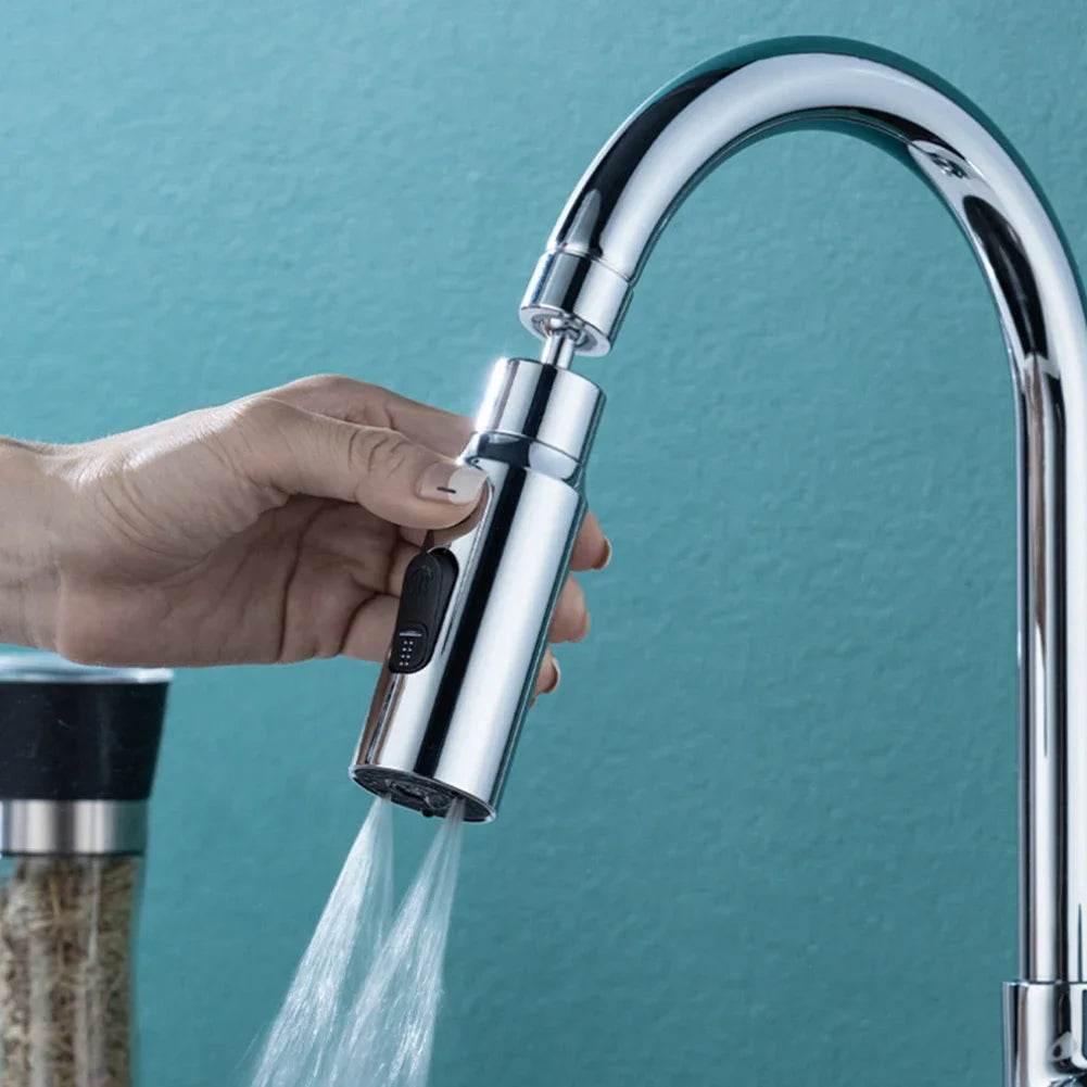 360 Degree Rotatable Faucet Extender Kitchen Faucet Aerator 3 Modes Sink Water Faucet Extender Saving Water Tap Nozzle for Sink - My Store