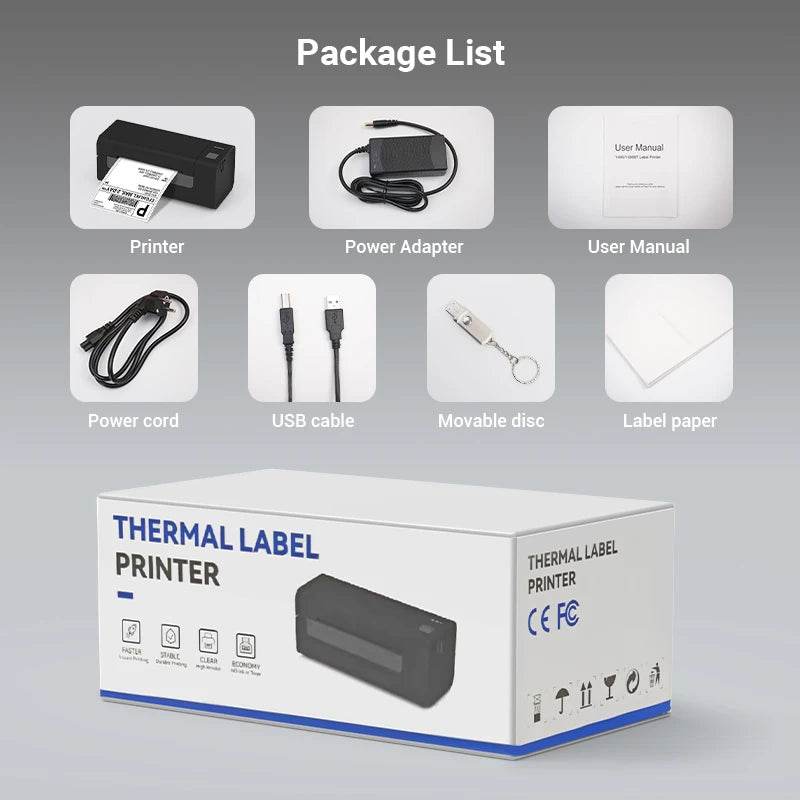 Portable Bluetooth Thermal Label Printer for Efficient Shipping - My Store
