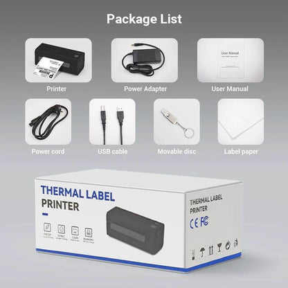Portable Bluetooth Thermal Label Printer for Efficient Shipping - My Store