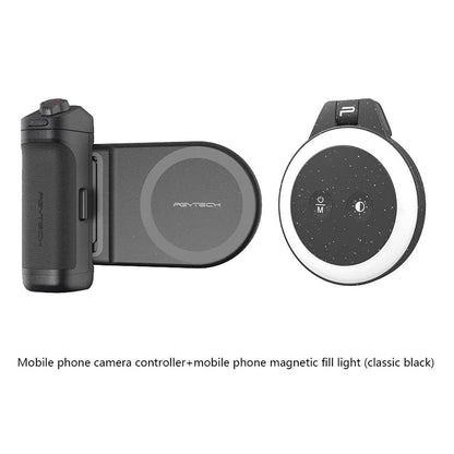 MagCam Grip: Wireless Charging Phone Grip with Magnetic Fill Light and Bluetooth Remote - My Store