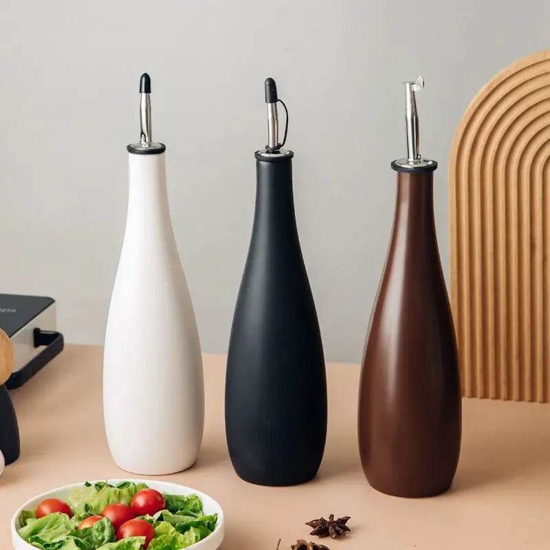 Japanese Kitchen Seasoning Bottle | Ceramic Oil and Soy Sauce Dispenser - My Store