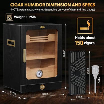 Desktop Cigar Humidor Cabinet - My Store