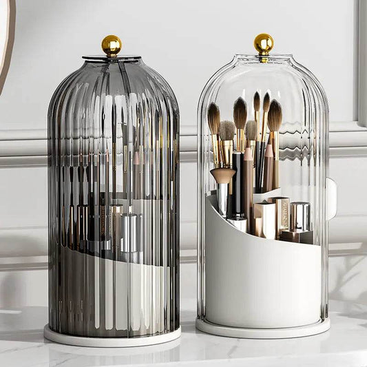 Luxury 360° Rotating Makeup Brush and Cosmetic Organizer Box - My Store
