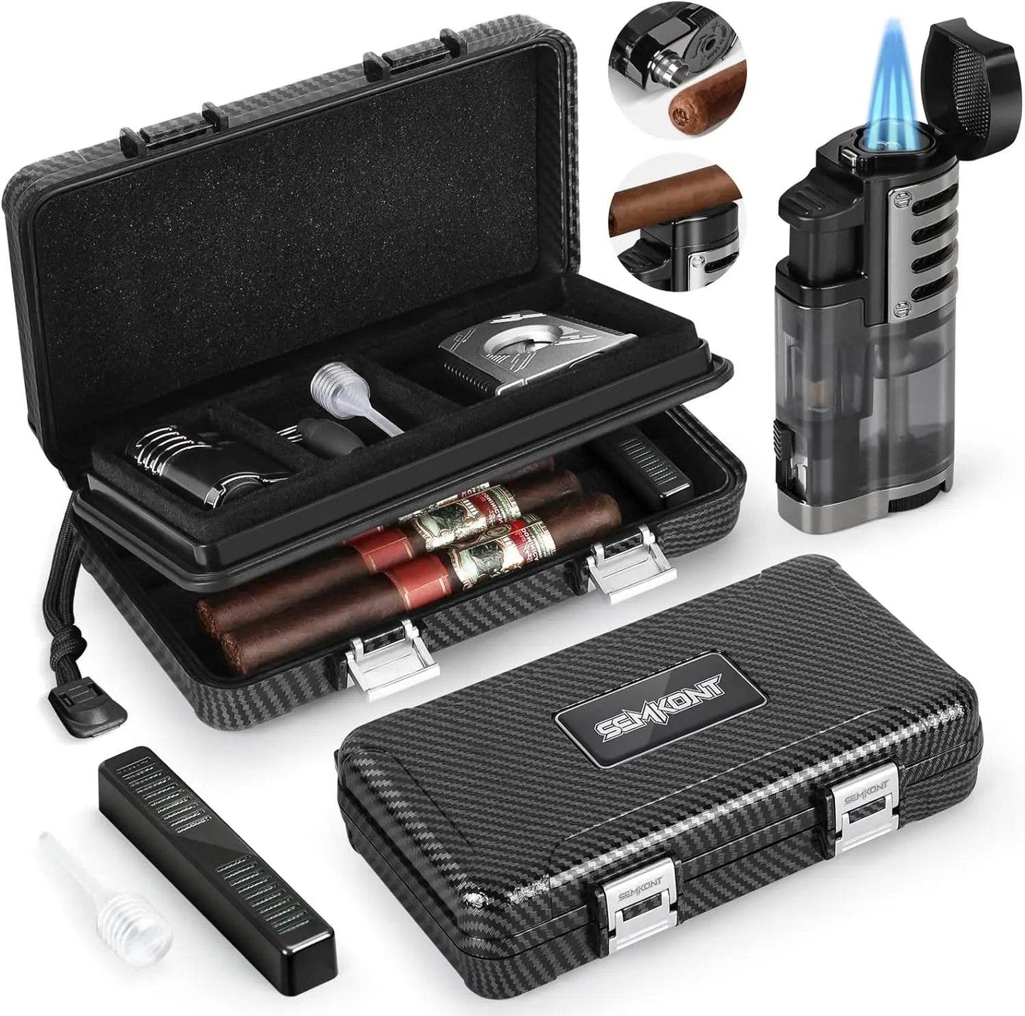 Portable Travel Cigar Humidor - My Store