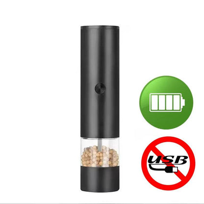 Electric Salt and Pepper Grinder with Adjustable Coarseness for Effortless Seasoning - My Store