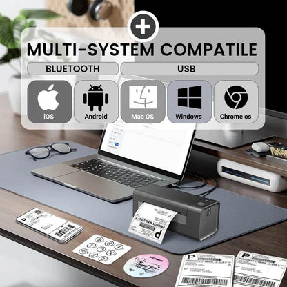 Portable Bluetooth Thermal Label Printer for Efficient Shipping - My Store