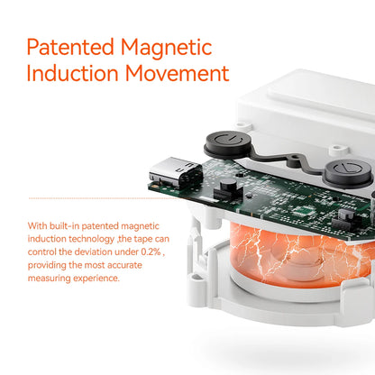 Smart Digital Body Measuring Tape with App Sync (Fitdays) – Electronic Bluetooth Retractable Health Tape Measure for Weight Loss, Bodybuilding, Fitness, Waist, Chest, Hip & Muscle Circumference Tracking