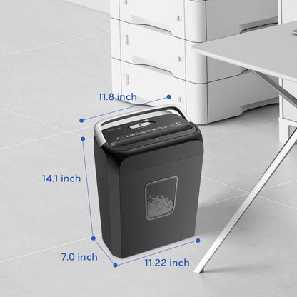 6-Sheet Cross Cut Paper Shredder - My Store