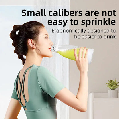 Portable Cordless Blender - USB Rechargeable Mini Juicer for Smoothies & Shakes