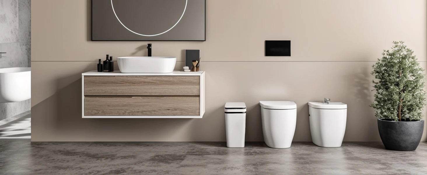 2 Pack 12L Motion Sensor Automatic Trash Cans for Bathroom and Bedroom - My Store