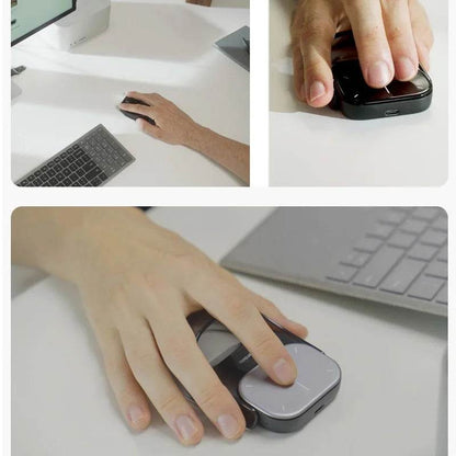 Wireless Detachable AI Recording Enabled Wireless Mouse with touchpad and laser presenter - My Store