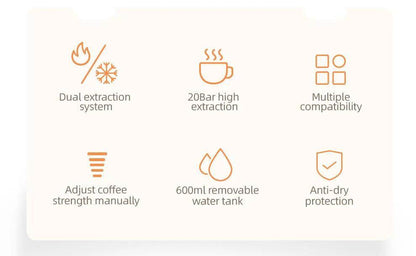 HiBREW 5-in-1 Multi Capsule Coffee Machine - My Store