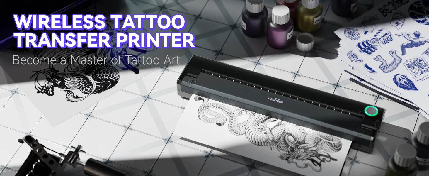 PeriPage P90 Tattoo Stencil Printer – Wireless Thermal Solution - My Store