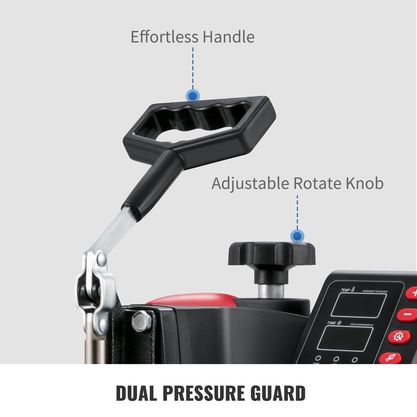 Multi-Functional 5-in-1 Clamshell Heat Press Machine - My Store