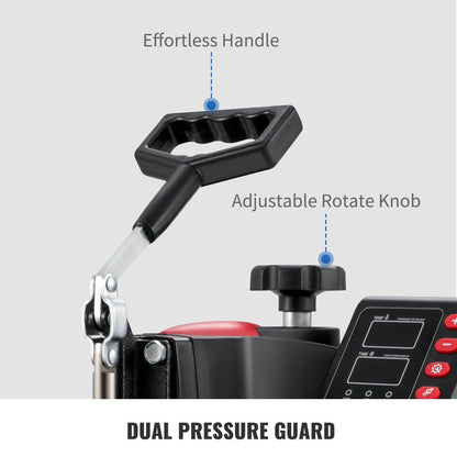 Multi-Functional 5-in-1 Clamshell Heat Press Machine - My Store