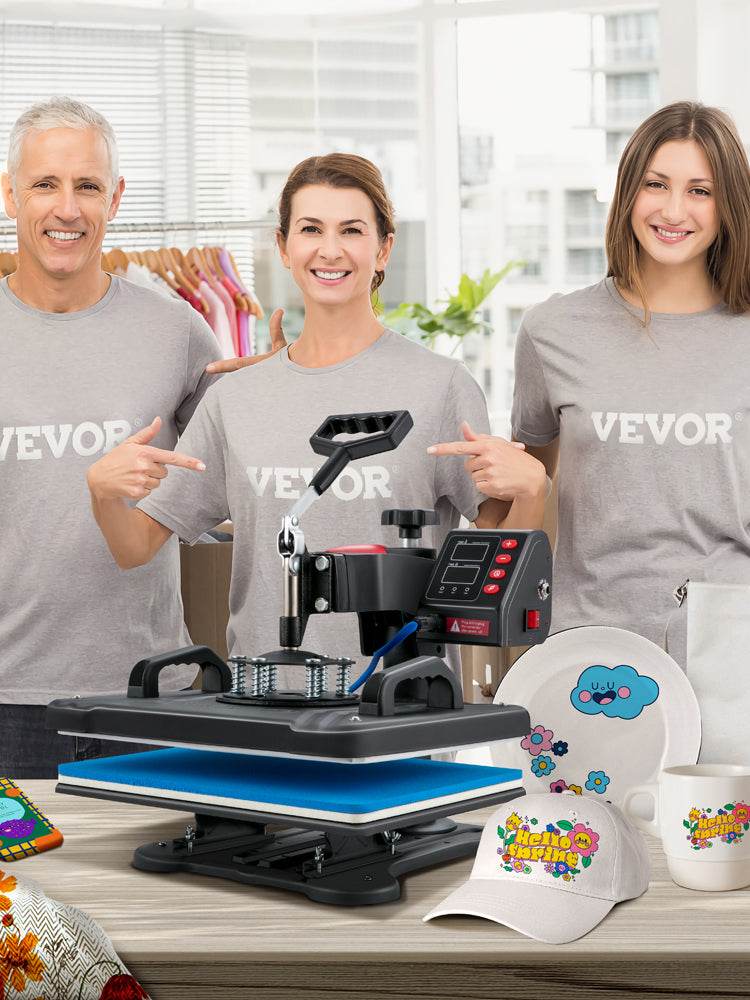 Multi-Functional 5-in-1 Clamshell Heat Press Machine - My Store